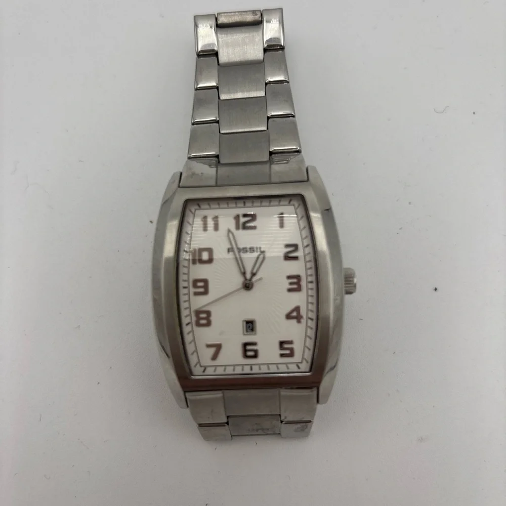 Fossil Stainless Steel Watch with White Face‎